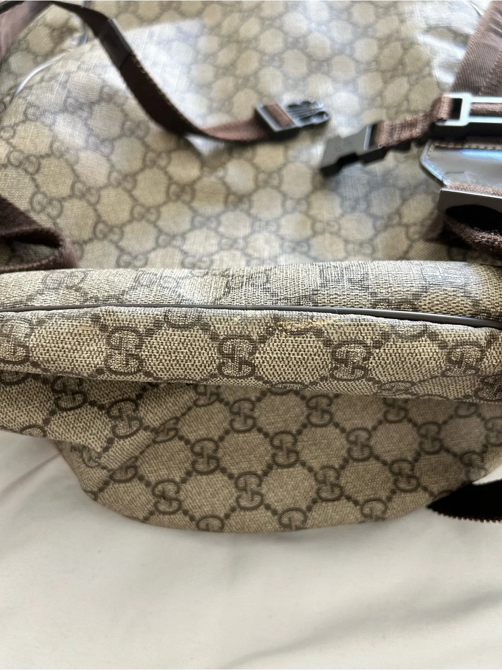 Gucci backpack crafted